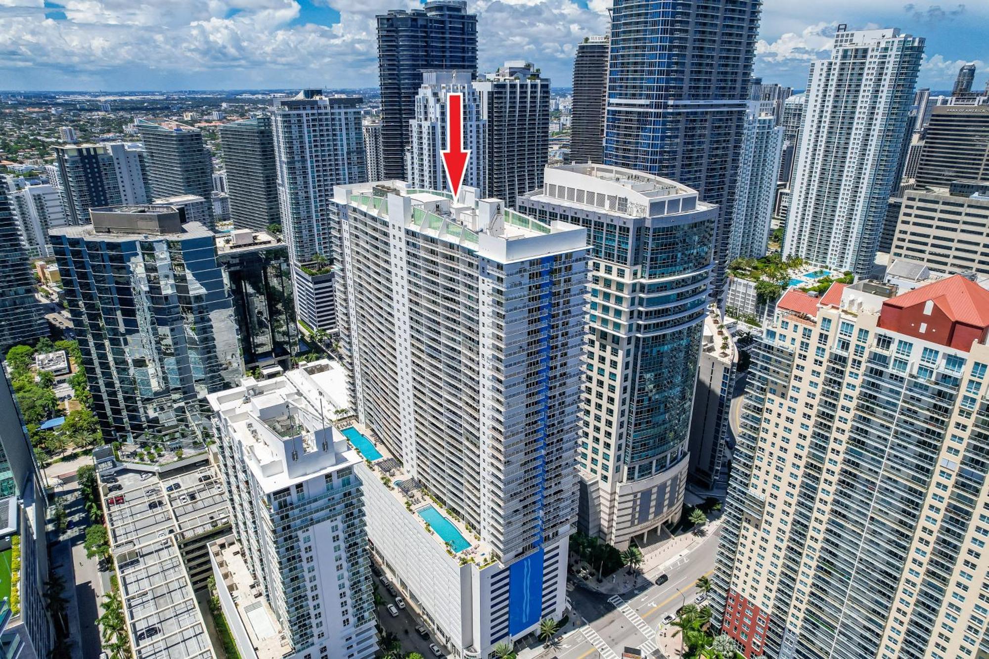 Oceanside Penthouse Apartment In Brickell Miami, Pool, Free Parking Extérieur photo